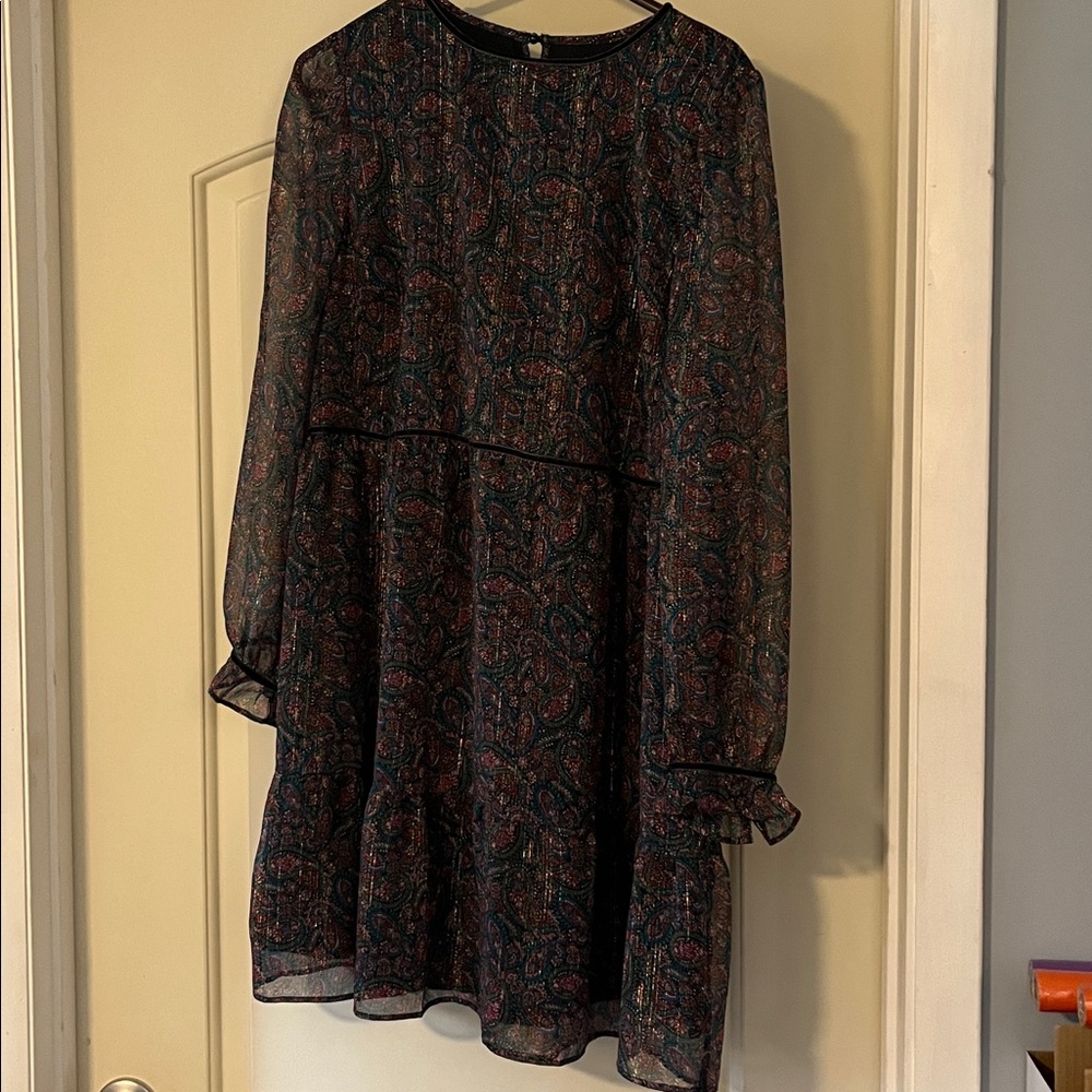LOFT Multicolor Paisley Dress
